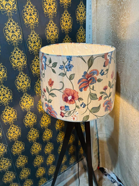 Floral Elegance Tripod Floor Lamp